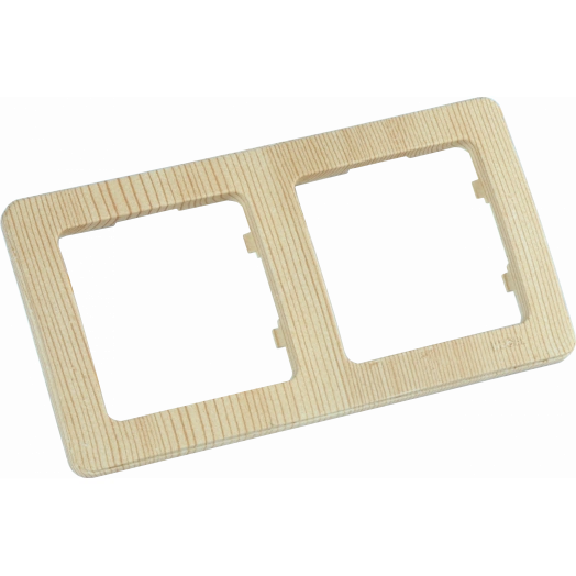 MASTER Рамка на 2 поста, сосна