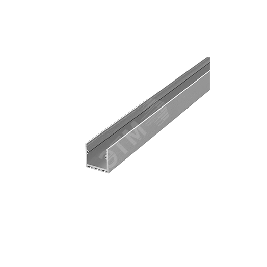 Алюминиевый профиль для LED ленты подвесной/накладной 2000х35х35мм металлик