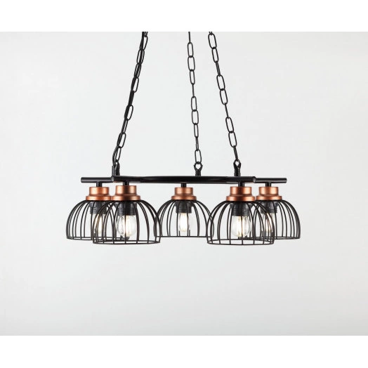 Люстра  Rivoli Agarola 1018-206 5 х Е27 40 Вт лофт - кантри