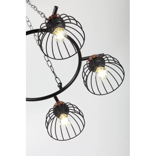 Люстра  Rivoli Agarola 1018-206 5 х Е27 40 Вт лофт - кантри