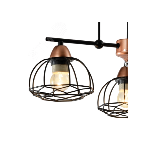 Люстра  Rivoli Gekuba 5064-233 3 х E27 40 Вт лофт - кантри