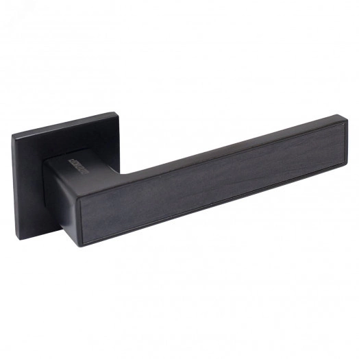 "Комплект ручек АЛЛЮР АРТ ""ЛАНА"" BL матовый черный/темно-серое дерево (8615TSD) ЗАЩИТПЛЕНКА  "