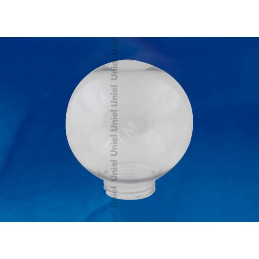 Рассеиватель в форме шара для садово-парковых     светильников. Диаметр - 250мм. Тип соединения с   крепежным элементом - посадочный. Материал -      САН-пластик. Цвет - молочный.  TM Uniel UFP-R250B OPAL