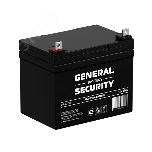 Аккумулятор GSL 12В 33Ач
