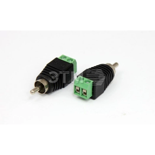 Разъем штекер RCA с клеммной колодкой