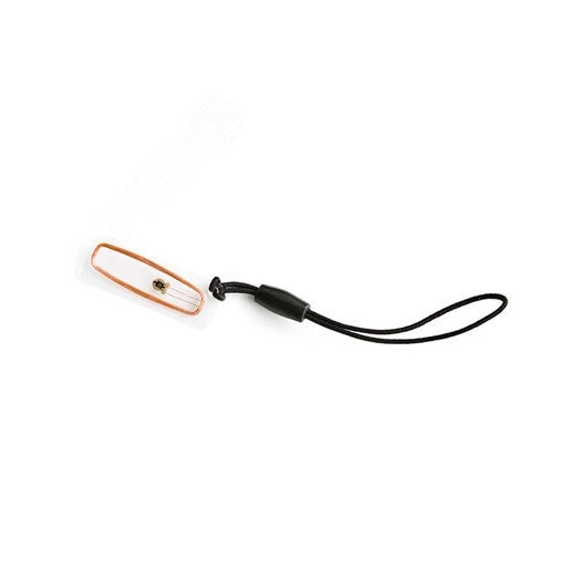 Ярлык прозрачный, ПВХ пластик, 10x28, ICODE2