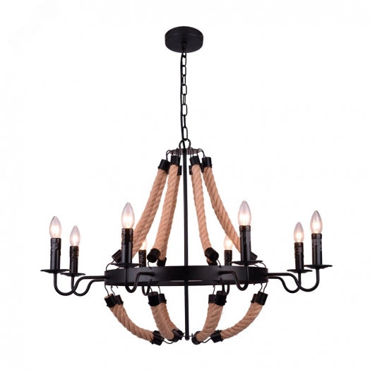 Люстра Arte Lamp MARSIGLIA A8956LM-8BK