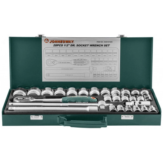 Набор головок торцевых 1/2''DR, 8-34 мм, 28 предметов