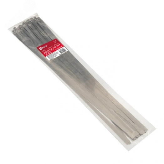 Хомут AISI 304 из нержавеющей стали, 12x840 (100 шт.) FlexLock PROxima