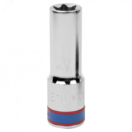 Головка торцевая TORX Е-стандарт 1/2', E18, L = 77 мм