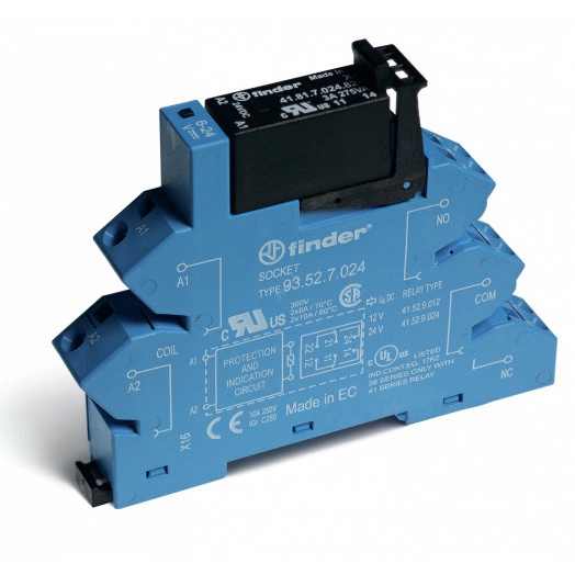 Интерфейсные модули реле Твердотельные реле, Безвинтовые зажимные клеммы, 1 выход 3A 240VAC, 24VDC