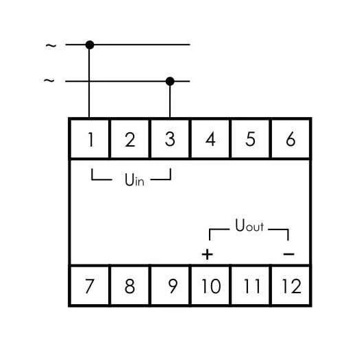 Блок питания ZI-21 (импульсный; Uвых. 24В DC; монтаж на DIN-рейке 35мм; 1 модуль 90-264В AC 0.5А 12Вт IP20) F&F EA11.001.011