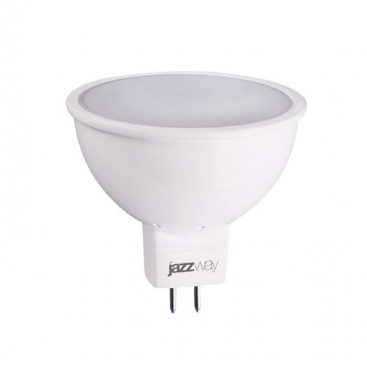 Лампа светодиодная PLED-Eco-JCDR 5Вт 4000К нейтр. бел. GU5.3 400лм 220-240В JazzWay 1037107A