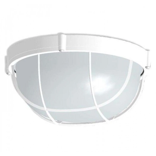 Светильник НПП 03-100-010 "Банник" 1102 круг большой 1х100Вт E27 IP65 корпус с решеткой бел. Элетех 1005500931