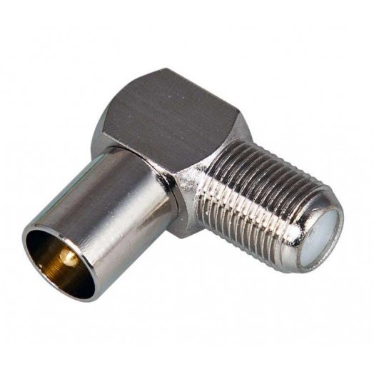 Переход гнездо F-штекер TV угловой (уп.50шт) PROCONNECT 05-4311-4