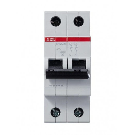 Выключатель автоматический модульный 2п C 63А 4.5кА SH202L C63 ABB 2CDS242001R0634