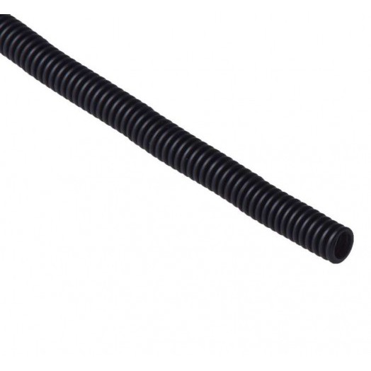 Труба гофрированная ПНД d16мм легкая с протяжкой черн. (уп.20м) Ruvinil 21601(20)