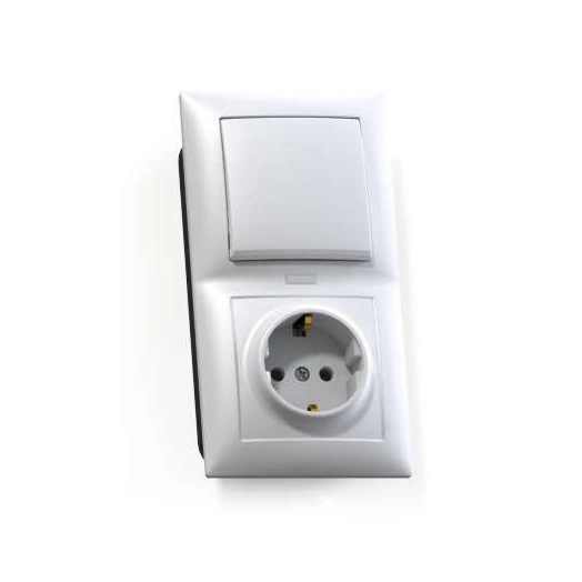 Блок СП БКВР-420 Селена (1-кл. выкл. и индик.+ розетка с заземл.) бел. Кунцево 8216 Блок СП БКВР-420 Селена (1-кл. выкл. и индик.+ розетка с заземл.) бел. Кунцево 8216