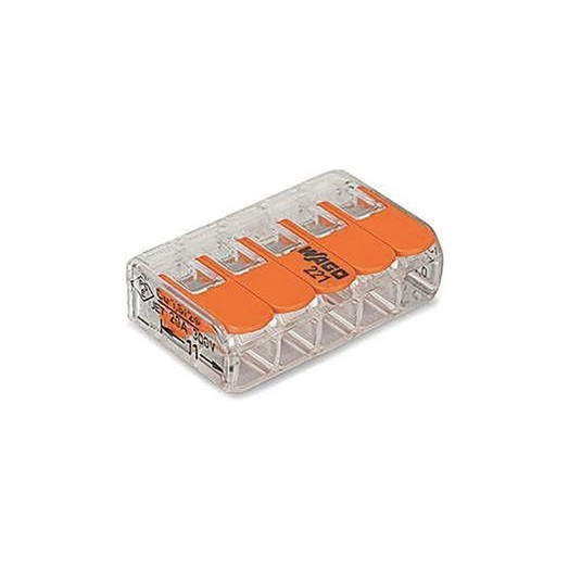 Клемма универс. компактная 5х(0.14-4.0) WAGO 221-415