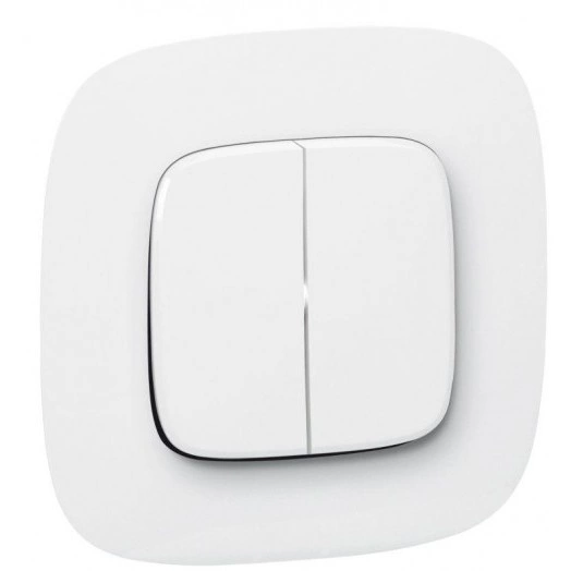 Механизм выключателя 2-кл. СП Valena In'matic 10А IP20 250В безвинт. зажимы сер. Leg 752005