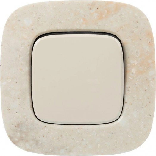 Механизм выключателя 1-кл. СП Valena Allure 10А IP20 250В 10AX с лиц. панелью безвинт. зажимы сл. кость Leg 752801