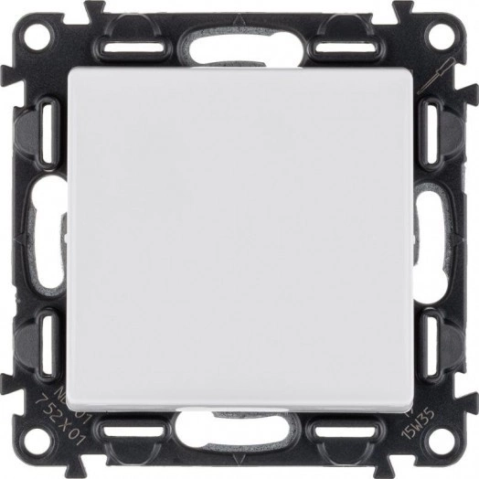 Механизм выключателя 1-кл. СП Valena Life 10А IP20 250В 10AX с лиц. панелью безвинт. зажимы бел. Leg 752401