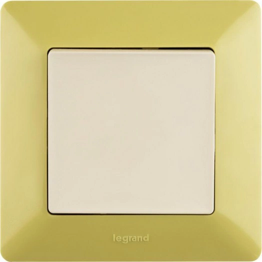 Механизм выключателя 1-кл. СП Valena Life 10А IP20 250В 10AX с лиц. панелью безвинт. зажимы сл. кость Leg 752501