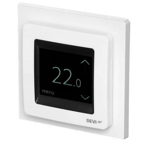 Терморегулятор DEVIreg Touch 16А с комбинацией датчиков полярн. бел. DEVI 140F1071