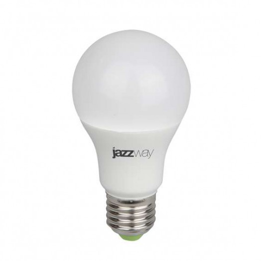 Лампа светодиодная PPG A60 Agro 9Вт грушевидная матовая E27 IP20 для растений frost JazzWay 5002395