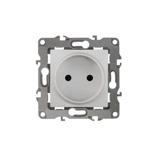 Механизм розетки 1-м СП Эра12 12-2105-01 16А IP20 16AX 250В 2P бел. Эра Б0018254