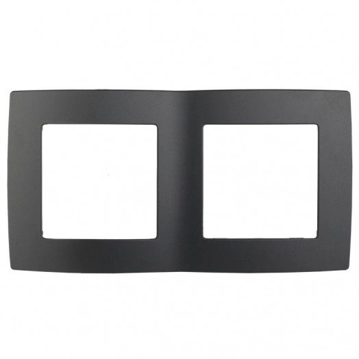 Рамка 2-м 12-5002-05 антрацит ЭРА Б0014755