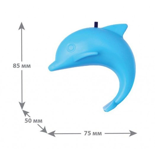 Светильник светодиодный NL-181 "Дельфин" ночник с выкл. 220В Camelion 12537