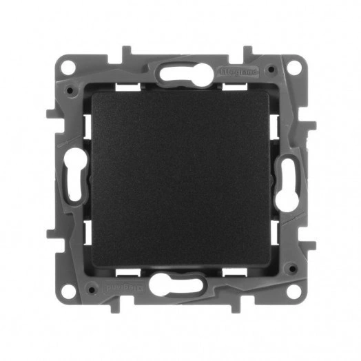 Механизм переключателя 1-кл. СП Etika 10А IP20 250В 10AX авт. зажимы антрацит Leg 672605 Механизм переключателя 1-кл. СП Etika 10А IP20 250В 10AX авт. зажимы антрацит Leg 672605