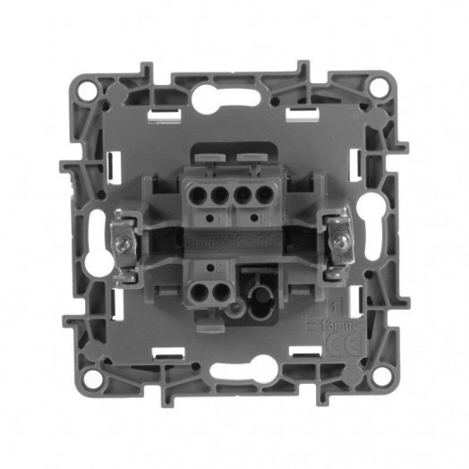 Механизм переключателя 1-кл. СП Etika 10А IP20 250В 10AX авт. зажимы антрацит Leg 672605 Механизм переключателя 1-кл. СП Etika 10А IP20 250В 10AX авт. зажимы антрацит Leg 672605