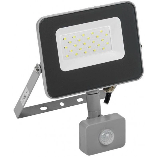 Прожектор светодиодный СДО 07-20Д 20Вт 6500К IP54 с датчиком движ. сер. IEK LPDO702-20-K03 Прожектор светодиодный СДО 07-20Д 20Вт 6500К IP54 с датчиком движ. сер. IEK LPDO702-20-K03