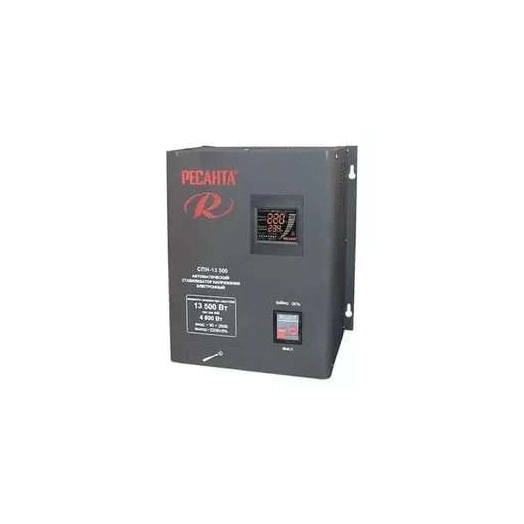 Стабилизатор СПН-13500 1ф 13.5кВт 90-260В IP20 пониж. напр. Ресанта 63/6/28