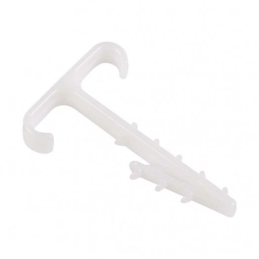 Дюбель-хомут Т-образный для двух плоских кабелей 2х12 КФ (уп.100шт) Rexant 07-4615 Дюбель-хомут Т-образный для двух плоских кабелей 2х12 КФ (уп.100шт) Rexant 07-4615