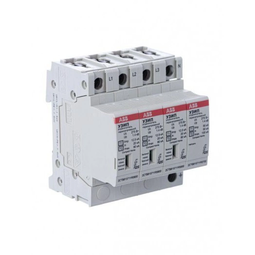 Устройство защиты от импульсных перенапр. (УЗИП) OVR H T1-T2 3N 12.5-275s P QSOVR H T1-T2 3N 12. ABB 2CTB815710R5800