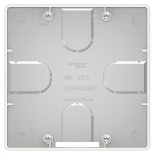 Коробка подъемная СП BLANCA для силовых розеток бел. SchE BLNPK000021