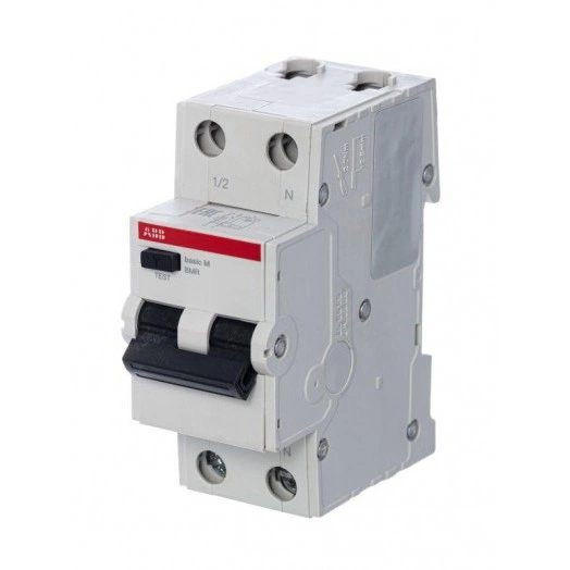Выключатель автоматический дифференциального тока 2п C 25А 30мА тип AC 4.5кА Basic M BMR415C25 ABB 2CSR645041R1254