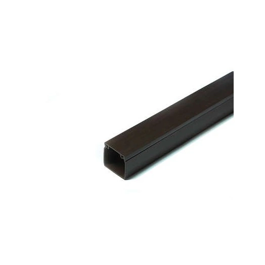 Кабель-канал 12х12 L2000 с двойным замком пластик венге Урал Пак КК-4812012-200