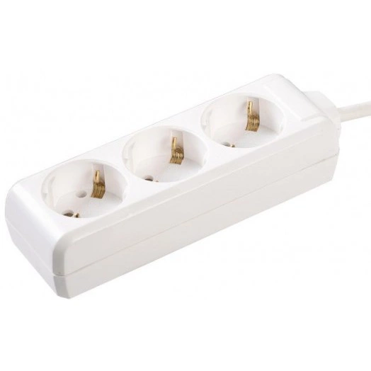 Удлинитель 3х1.5м с заземл. 16А IP20 У03 2P+PE IEK WYP10-16-03-01-Z-17