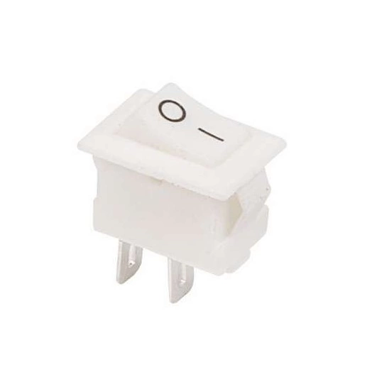 Выключатель клавишный 250В 3А (2с) ON-OFF бел. Micro (RWB-101) Rexant 36-2012