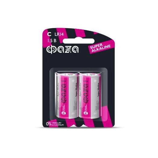 Элемент питания алкалиновый LR14 Super Alkaline BL-2 (уп.2шт) ФАZА 2858504