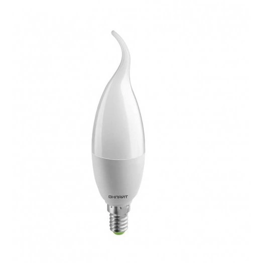Лампа светодиодная 61 962 OLL-FC37-10-230-2.7K-E14-FR 10Вт свеча на ветру 2700К тепл. бел. E14 700лм 220-240В ОНЛАЙТ 61962