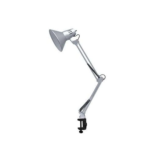 Светильник настольный под лампу СНС-13С на струбцине 60Вт E27 серебр. (коробка) IN HOME 4690612012889