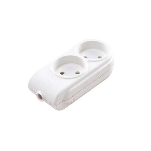 Колодка удлинителя 2-м без заземл. защ. шторки Makel N2010000