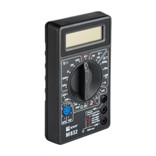 Мультиметр цифровой M832 Master EKF In-180701-bm832 Мультиметр цифровой M832 Master EKF In-180701-bm832