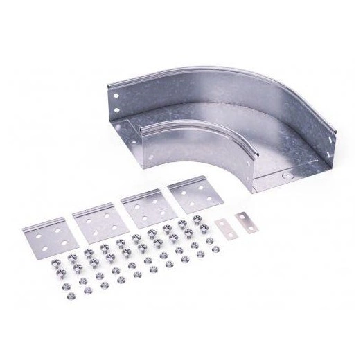 Угол для лотка горизонтальный 90град. 80х80 CPO 90 в компл. с крепежн. элемент. DKC 36021K