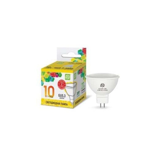 Лампа светодиодная LED-JCDR-std 10Вт 230В GU5.3 3000К 900Лм ASD 4690612015811